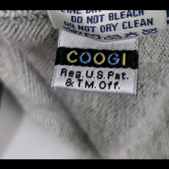 COOGI Henley Pullover Sweater Long Sleeve XXL 2XL 90s Y2K Military - Picture 4 of 10